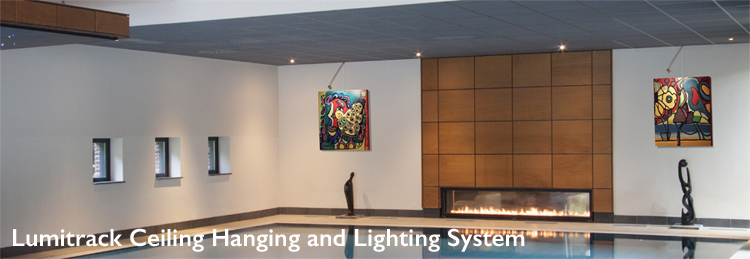 Shades Lumitrack Ceiling Hanging and Lighting System